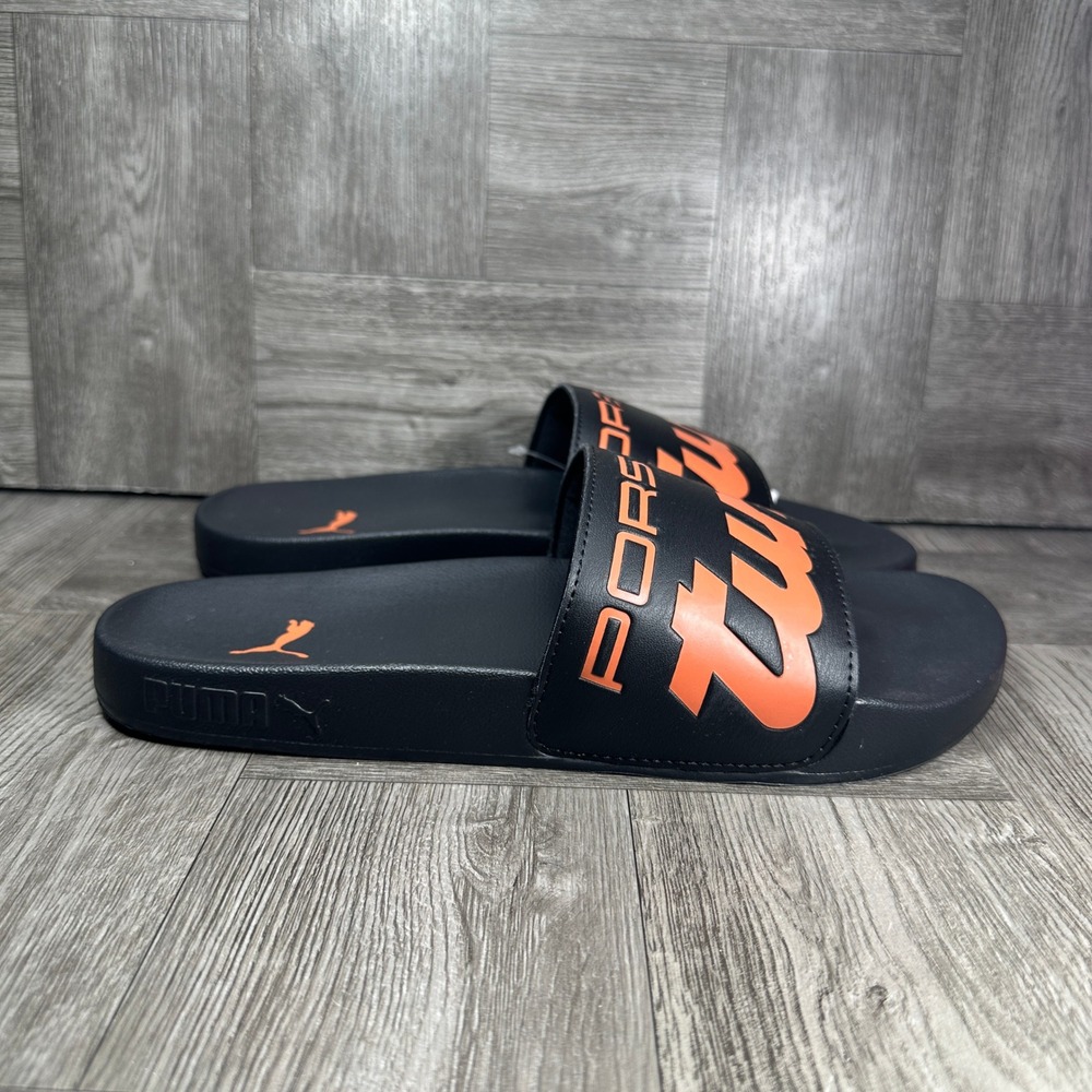 Puma Porsche Legacy Leadcat 2.0 Slides Women 8.5 Black Red 308857-06 NEW